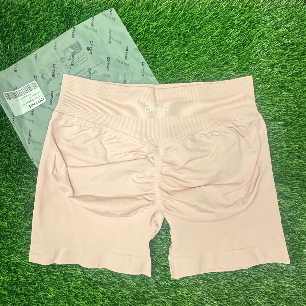 Dfyne impact shorts 4.5" light rose pink large